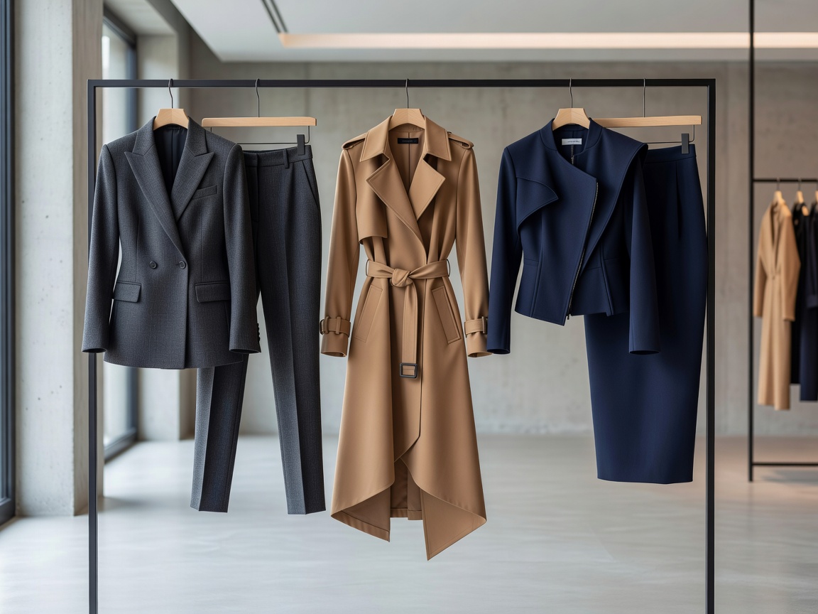 Feminine tailored ready-to-wear from independent Belgian designer labels